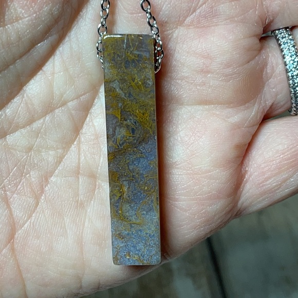 India Agate Necklace Crystal Healing Love Wealth - Picture 9 of 10